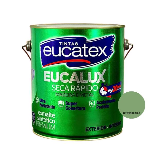 TINTA ESMALTE SINTÉTICO EUCALUX PREMIUM VERDE NILO LT