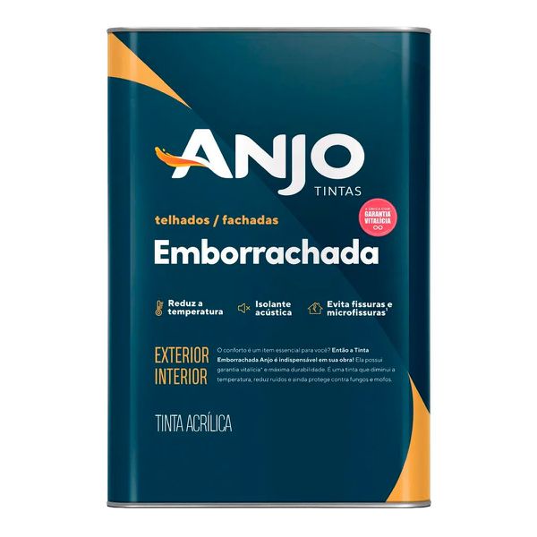 ANJO TINTA EMBORRACHADA BRANCA 18 L