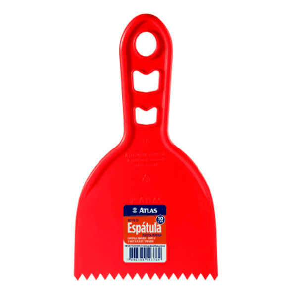 ESPÁTULA DE PLÁSTICO DENTADA 10CM 151/10 ATLAS