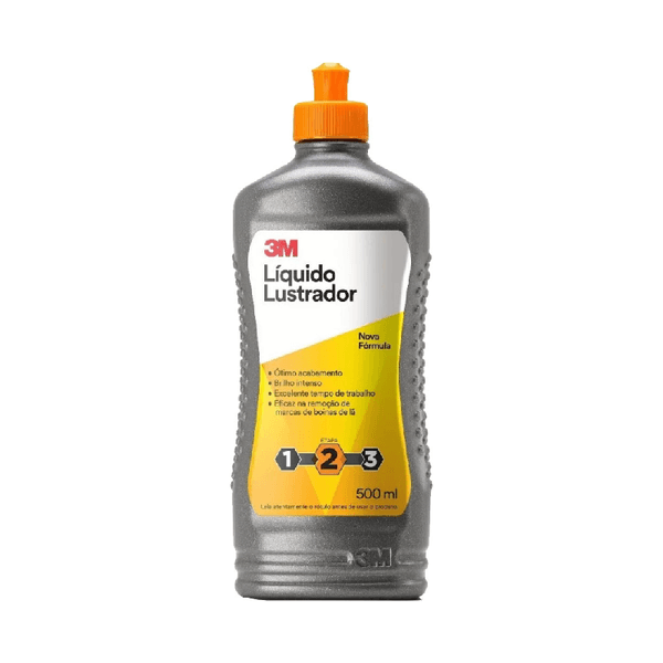 LIQUÍDO LUSTRADOR PRETO 500ML 3M FASE 2 