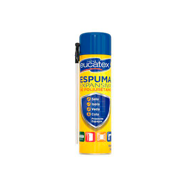 ESPUMA EXPANSIVA POLIURETNO USO GERAL 500ML EUCATEX