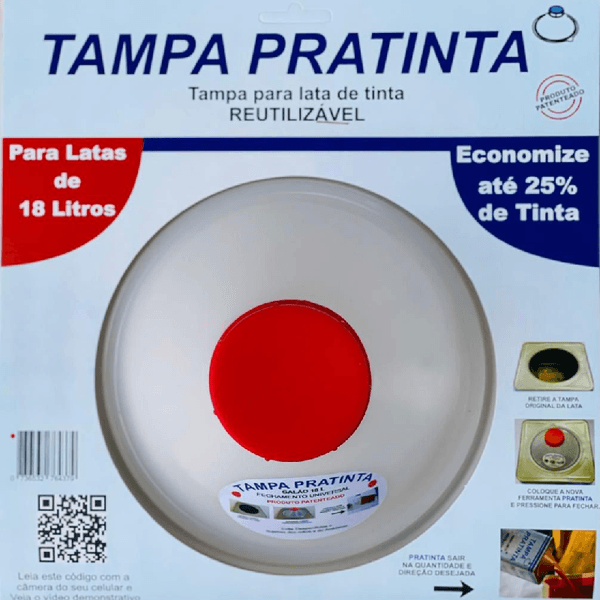 TAMPA 18 LITROS FECHAMENTO UNIVERSAL