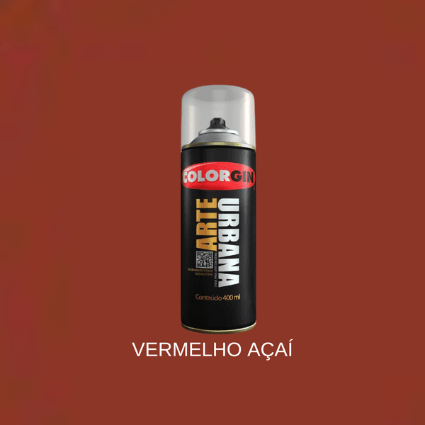 SPRAY ARTE URBANA VERMELHO AÇAI 921