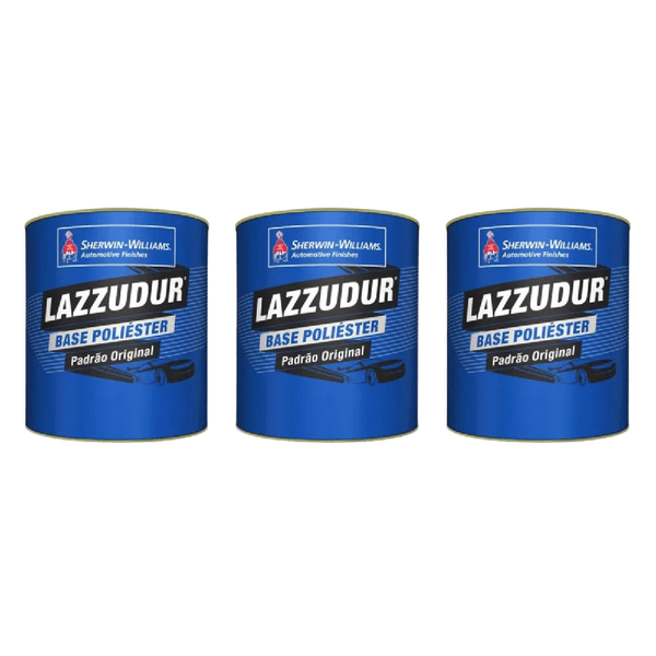 KIT COM 3 LAZZUDUR PRATA CRISTAL MET 900ML VW 89