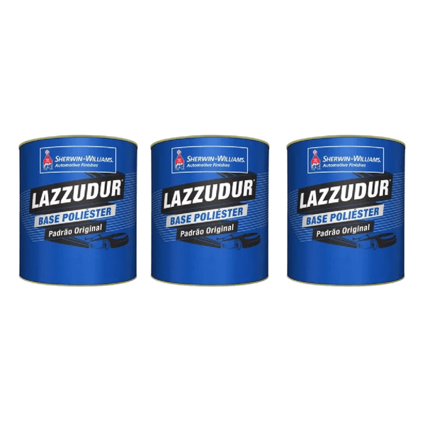 KIT COM 3 LAZZUDUR PRETO NINJA 900ML VW 95