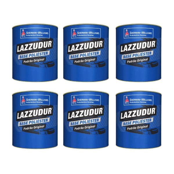 KIT COM 6 LAZZUDUR PRETO NINJA 900ML VW 95