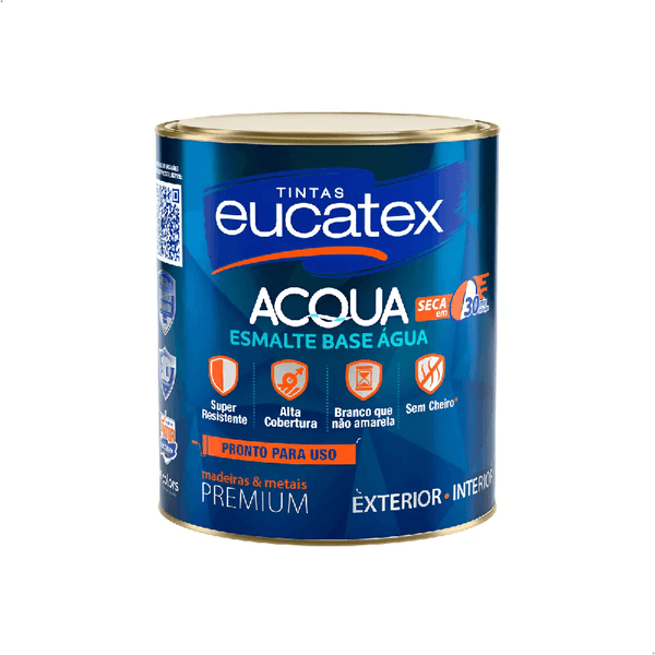 EUCATEX ESMALTE BRILHANTE BASE AGUA BASE C 800ML
