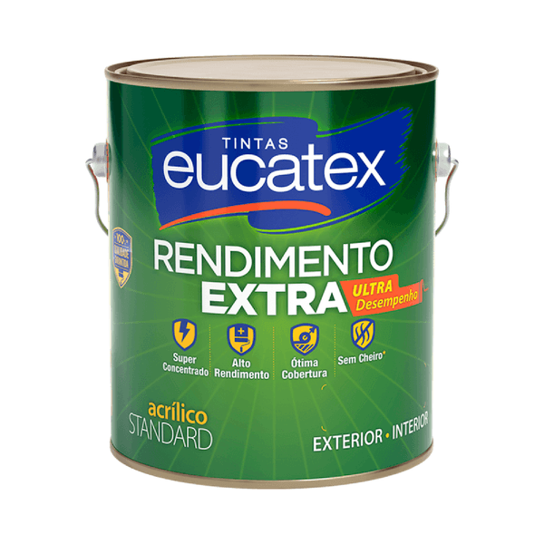 EUCATEX ACRILICO RENDIMENTO EXTRA BASE B 3,2L