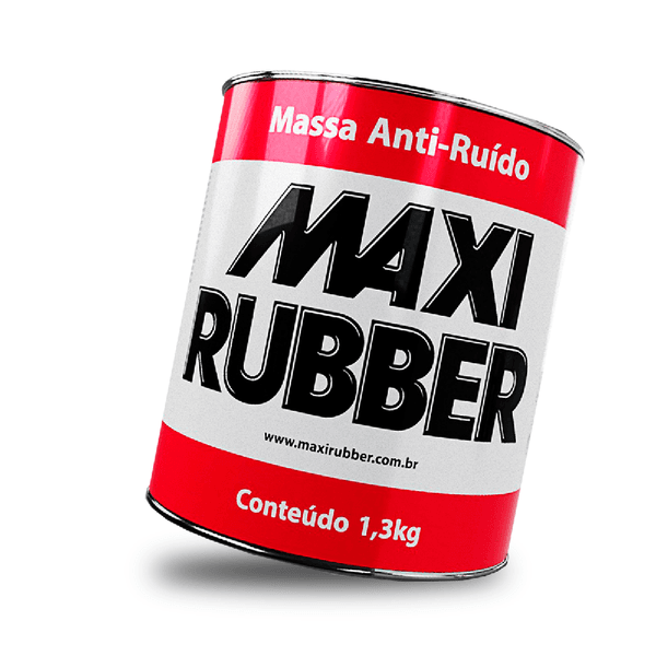 MASSA ANTI RUÍIDO AUTOMOTIVO MAXI RUBBER 1,3 KG