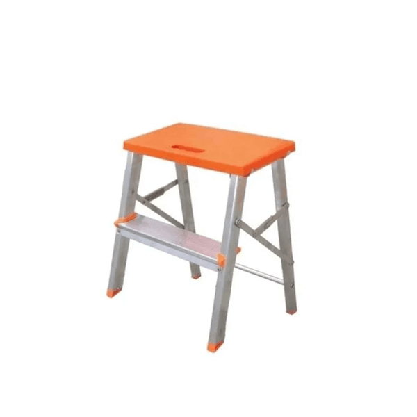 ESCADA AGATÁ BANQUETA ALUMÍNIO 2 DEGRAUS USO DOMÉSTICO