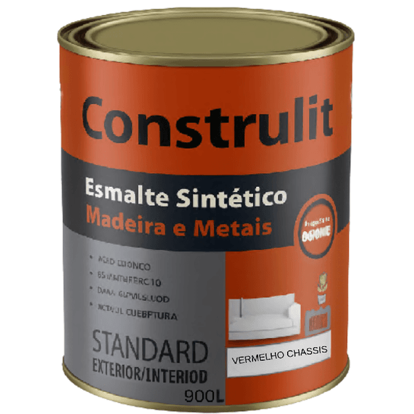CONSTRULIT ESM. SINT. A B STANDARD VERMELHO CHASSIS 900ML