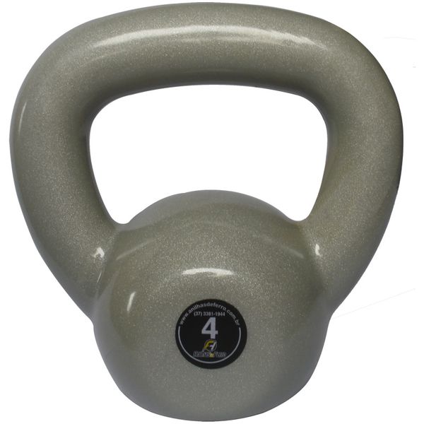 Kettlebell Emborrachado – 4kg, 8kg ou 10kg 