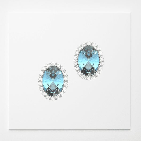 Brinco Chakra frontal de topázio london