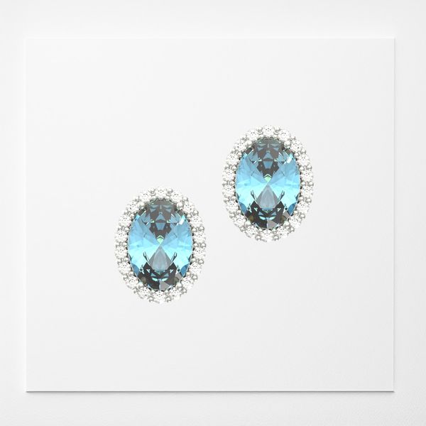 Brinco oval Chakra Sacral