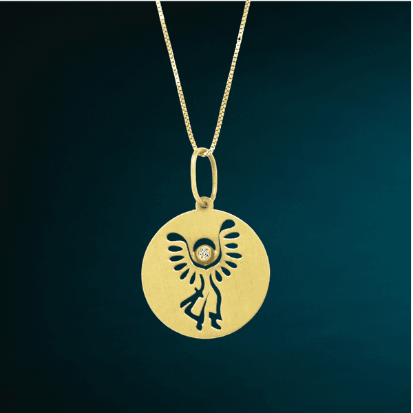 Medalha São Miguel Arcanjo em Ouro 18k