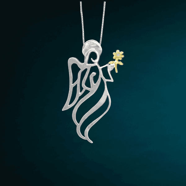 Pingente São Gabriel Arcanjo em Prata 925