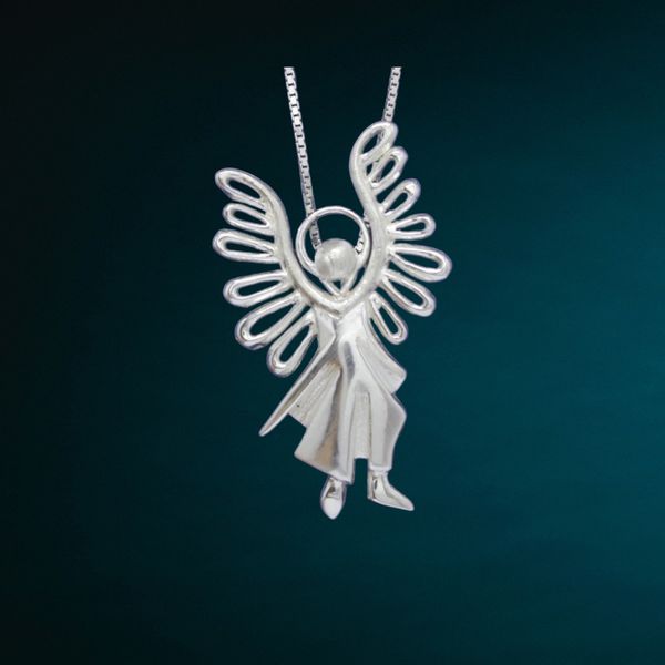 Pingente São Miguel arcanjo em Prata