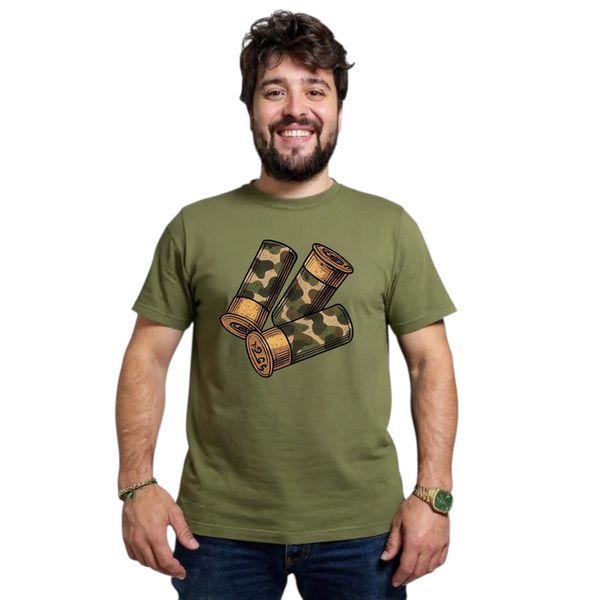 CAMISETA CARTUCHOS CAMUFLADA