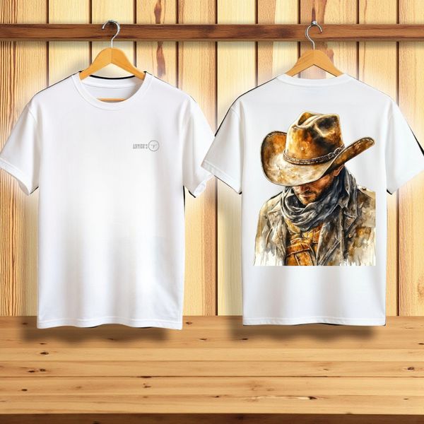 CAMISETA ANTIGUS COWBOY 04 COTTON BRANCA
