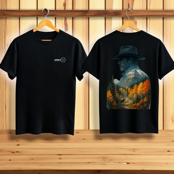 CAMISETA ANTIGUS COWBOY 05 COTTON PRETA