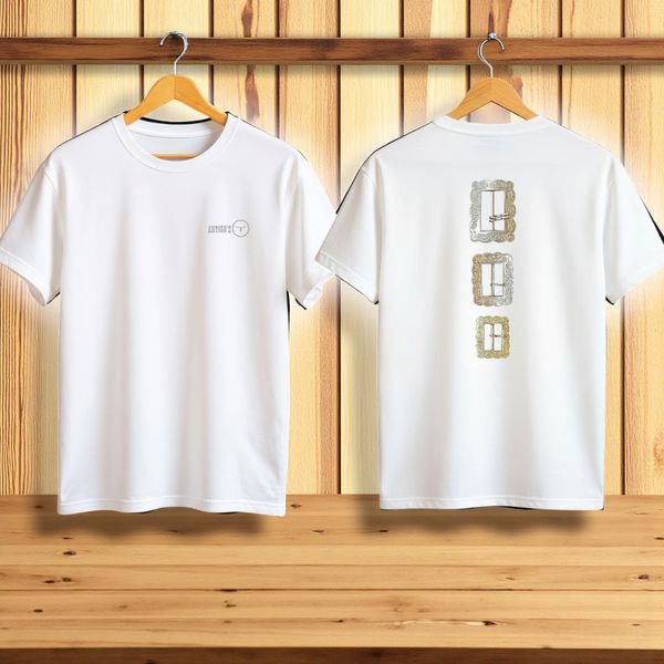 CAMISETA ANTIGUS FIVELAS COTTON BRANCA