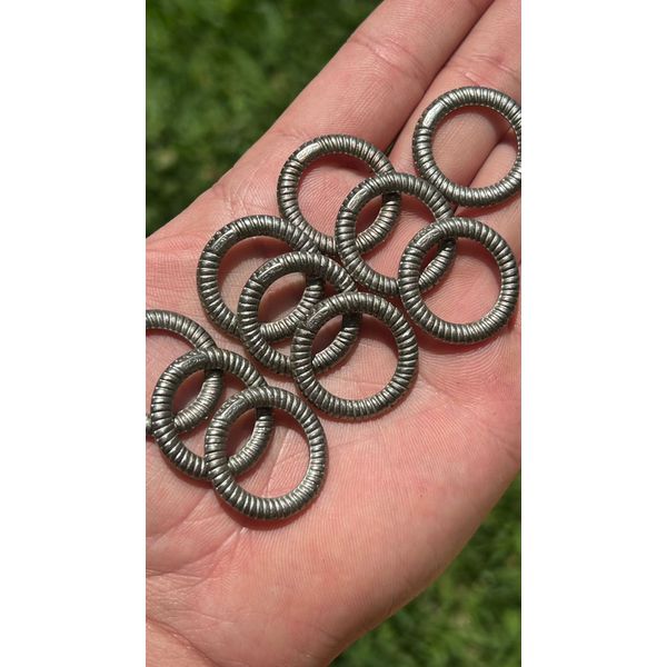 1 ARGOLA COXADA 27MM BRANCA ZAMAC