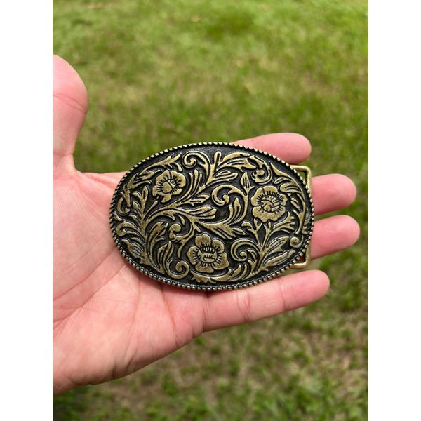 FIVELA COUNTRY FLORAL OVAL OURO VELHO