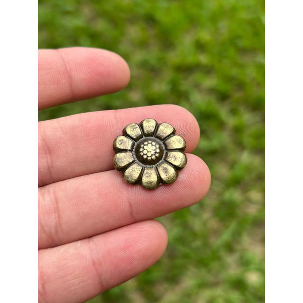 APLIQUE MARGARIDA FLOR 22 MM AMARELO