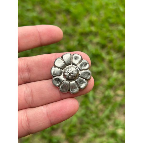 APLIQUE MARGARIDA FLOR 30 MM BRANCO