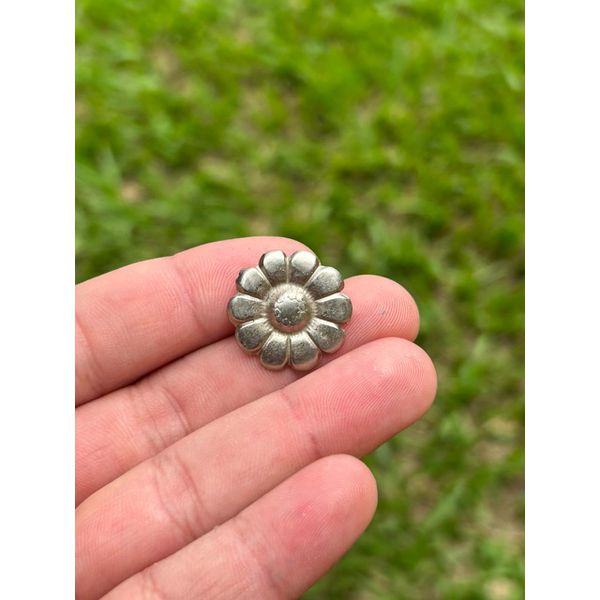 APLIQUE MARGARIDA FLOR 22 MM BRANCO