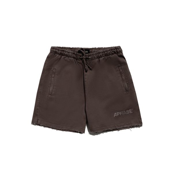 TWILL SHORTS - STONED BROWN