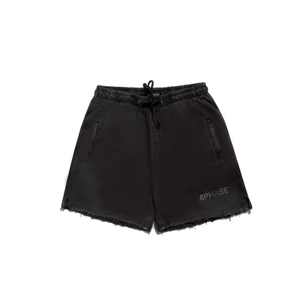 TWILL SHORTS - STONED BLACK