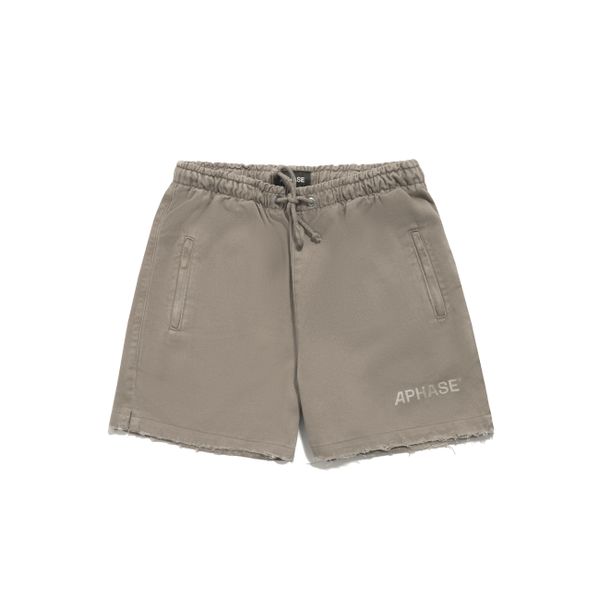 TWILL SHORTS - STONED BEIGE