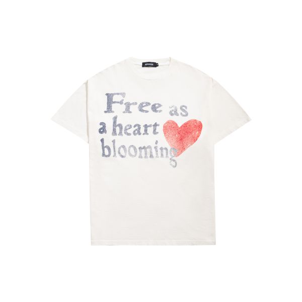 HEART BLOOMING T-SHIRT - OFF WHITE