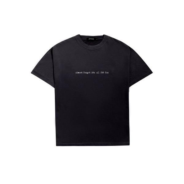 FREE BIRDS T-SHIRT - STONED BLACK