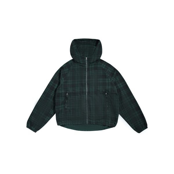 UTILITY JACKET - CHECKED GREEN