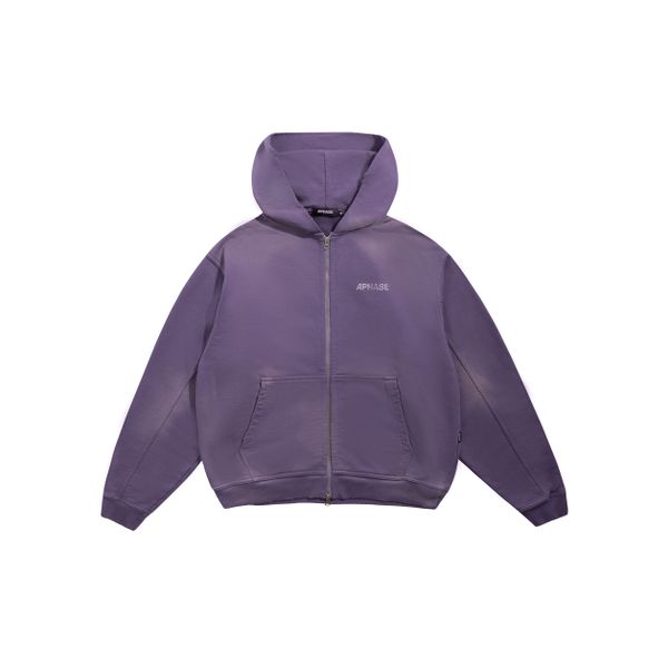 CLASSIC ZIP HOODIE - VIOLET