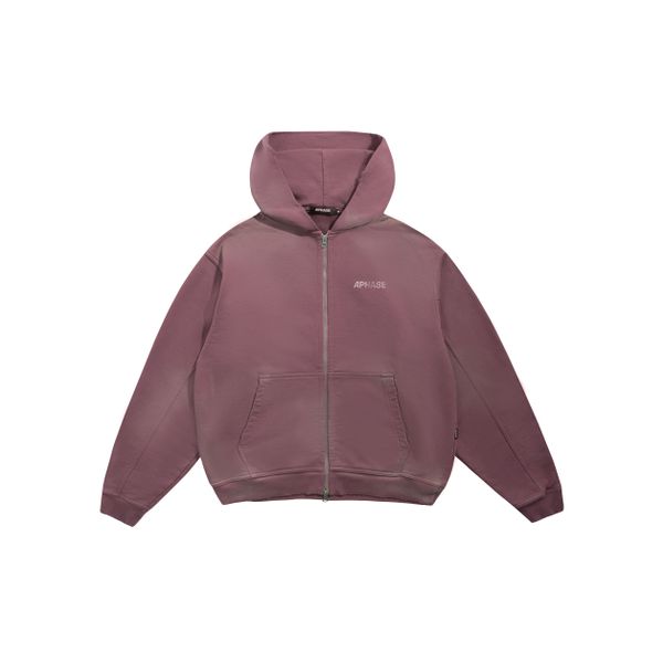 CLASSIC ZIP HOODIE - DUSTY ROSE