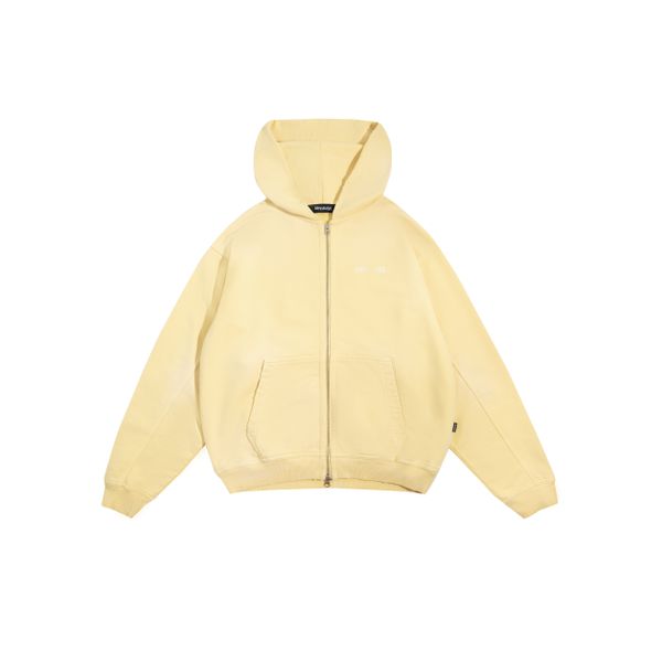 CLASSIC ZIP HOODIE - DAISY YELLOW