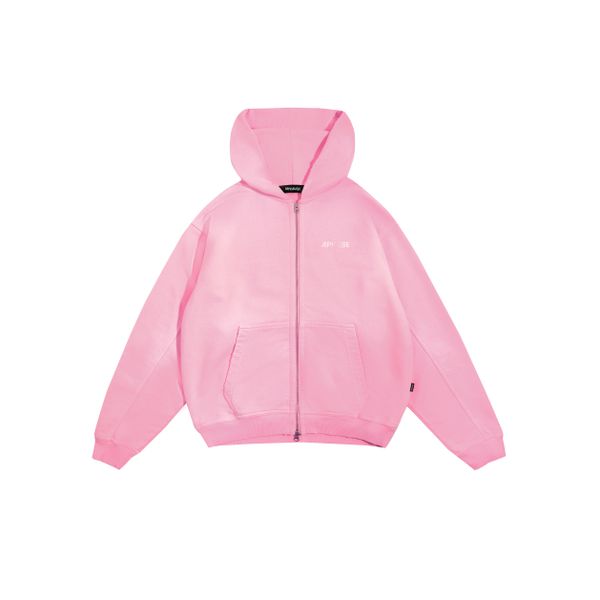 CLASSIC ZIP HOODIE - PINK ORCHID