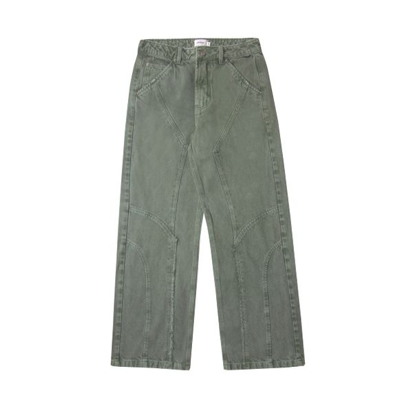 TRIM PANTS - STONED GREEN