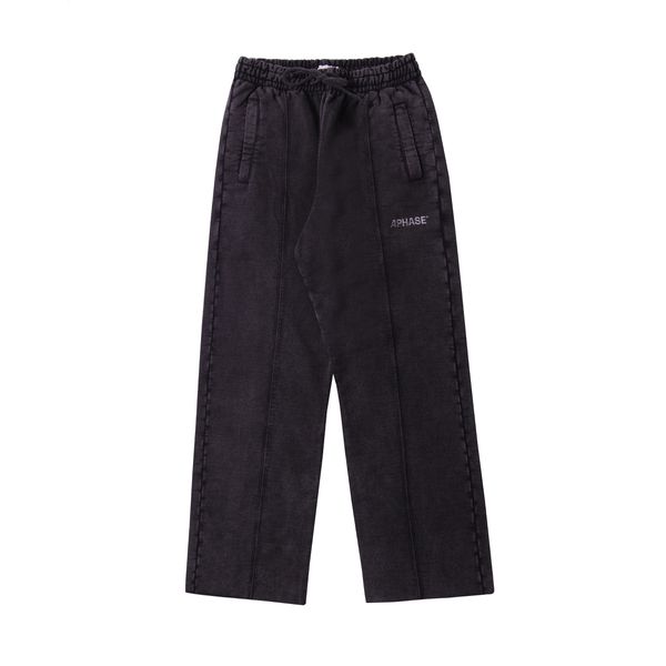 RELAXED SWEATPANTS - STONED BLACK