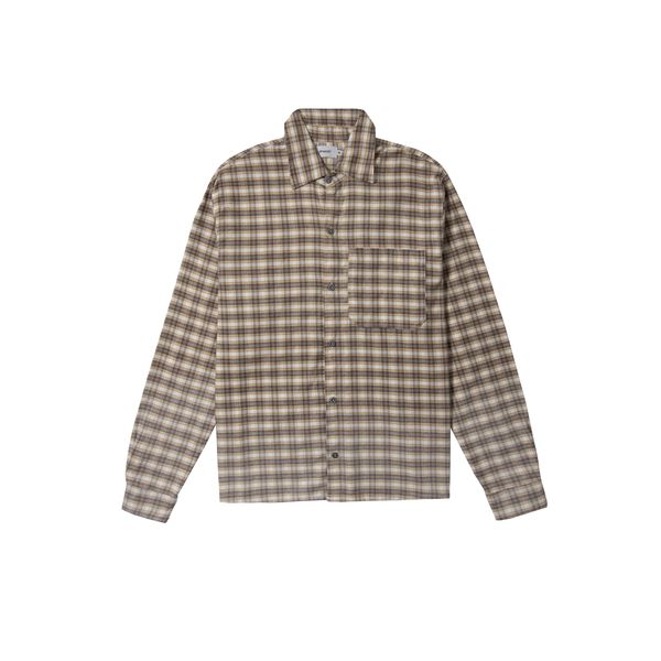 CHECK SHIRT - LIGHT YELLOW