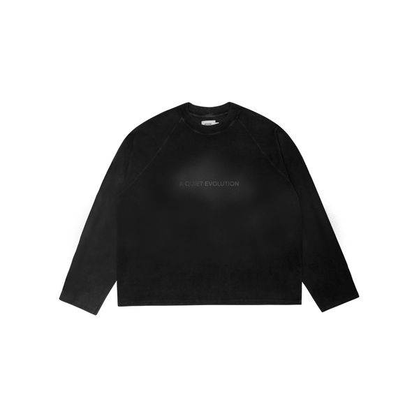 OUTSET LONG SLEEVE - STONED BLACK