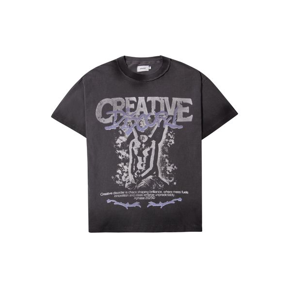 CREATIVE DISCORD T-SHIRT - STONED GRAY
