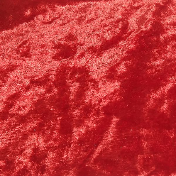Tecido Veludo Molhado Vermelho 1m