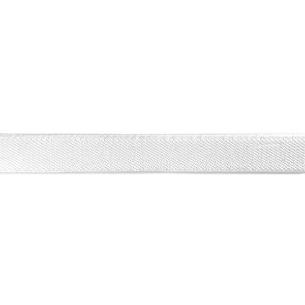 Elástico Zap 204 - Diagonal Branco 15mm 1 Metro