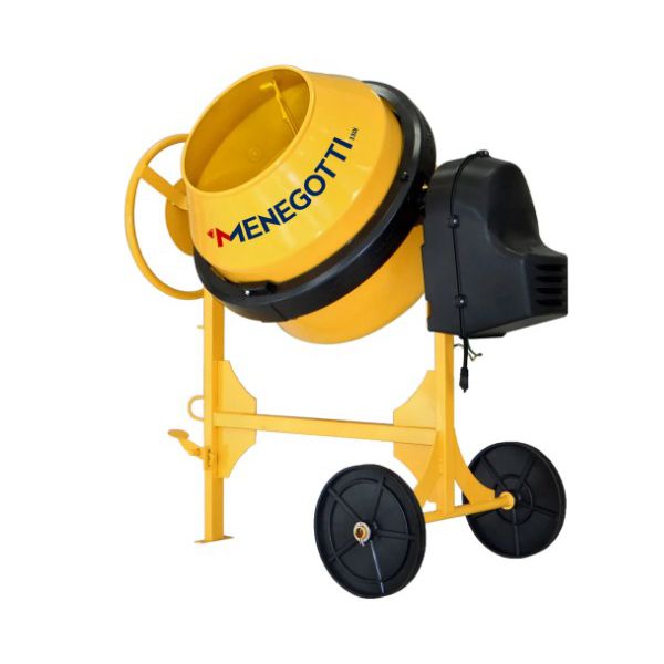BETONEIRA MENEGOTTI 150L PRIME COM MOTOR MONOFÁSICO 110/220V - MENEGOTTI