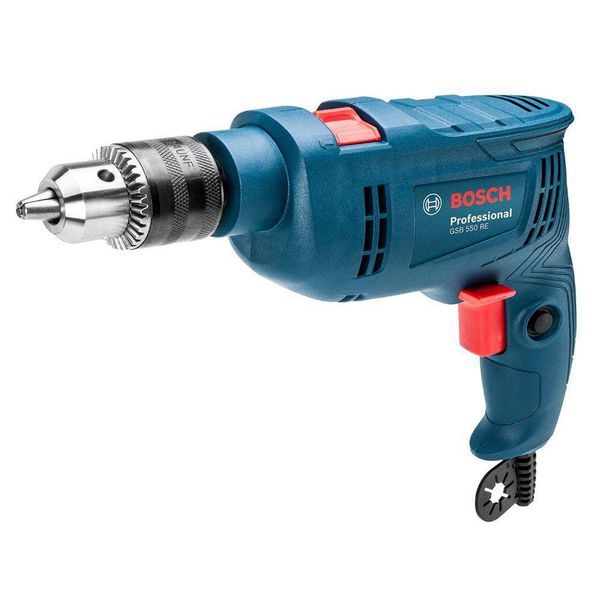 FURADEIRA DE IMPACTO 1/2" 550W VVR. (GSB550RE) CX. - BOSCH