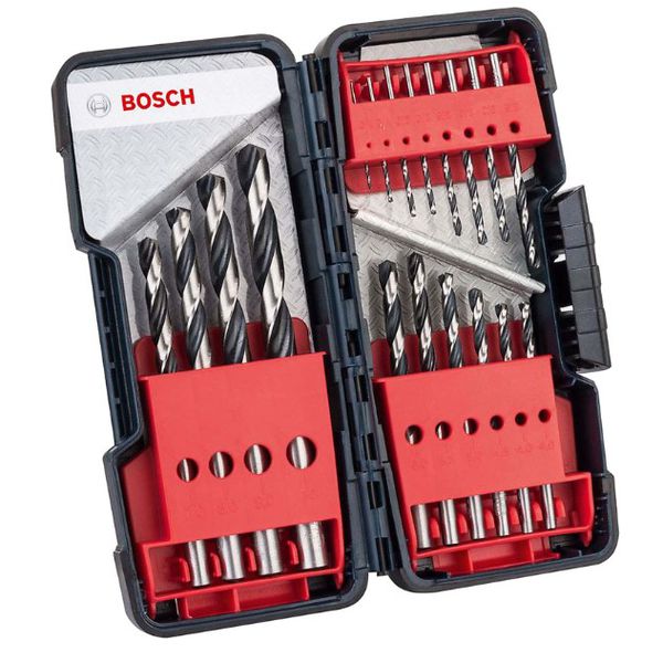 JOGO BROCA PARAL AR (1,0A10,0MM) 18 PEÇAS POINTTEQ - BOSCH 